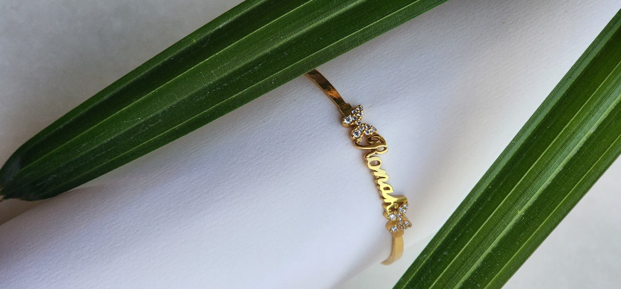 Name Stainless Steel Bracelet