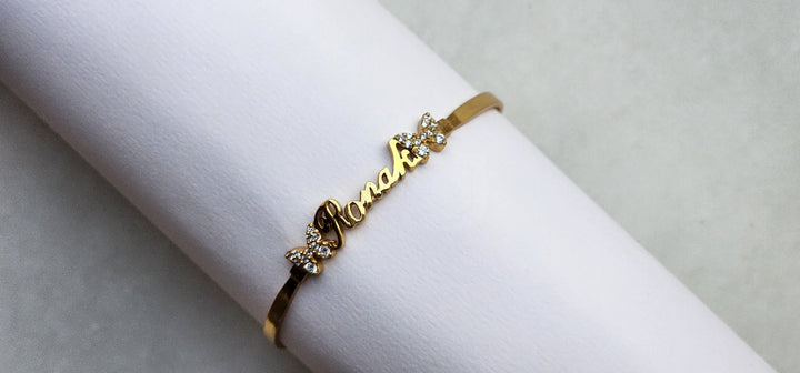 Name Stainless Steel Bracelet